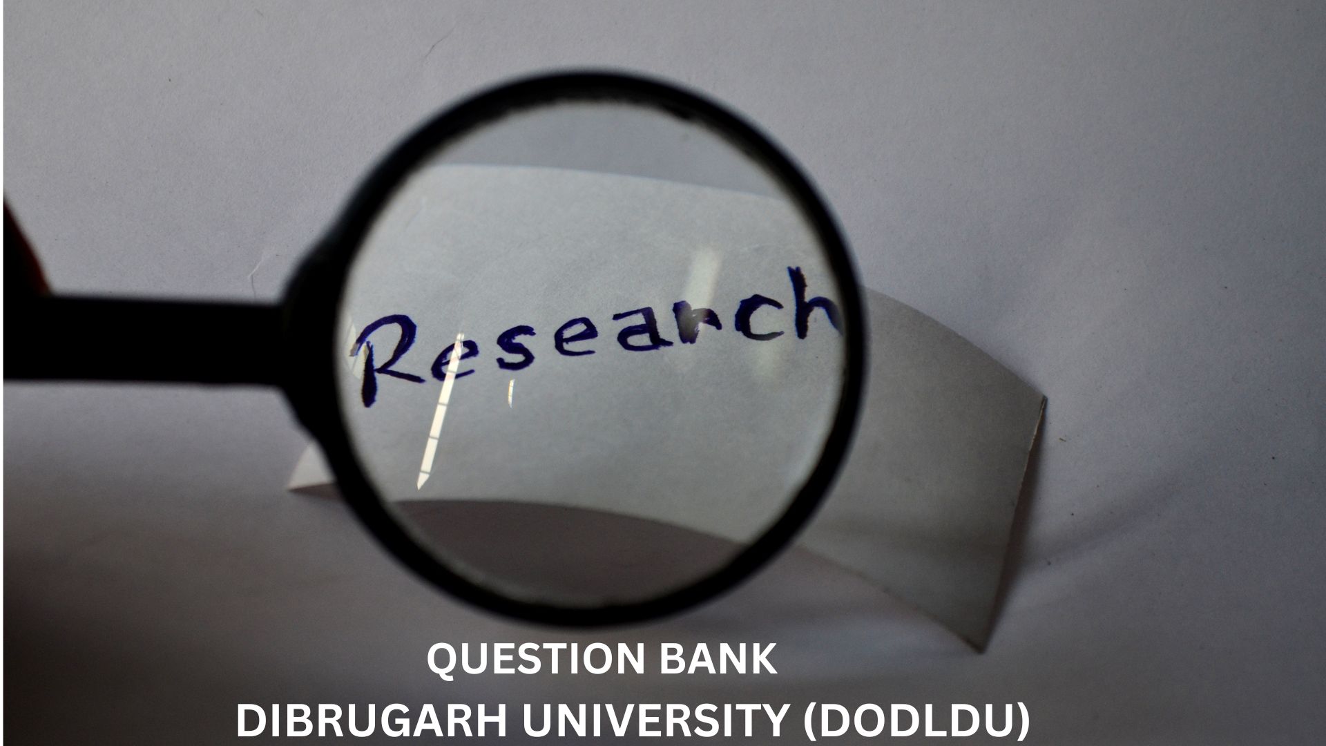RESEARCH METHODOLOGY QUESTION BANK