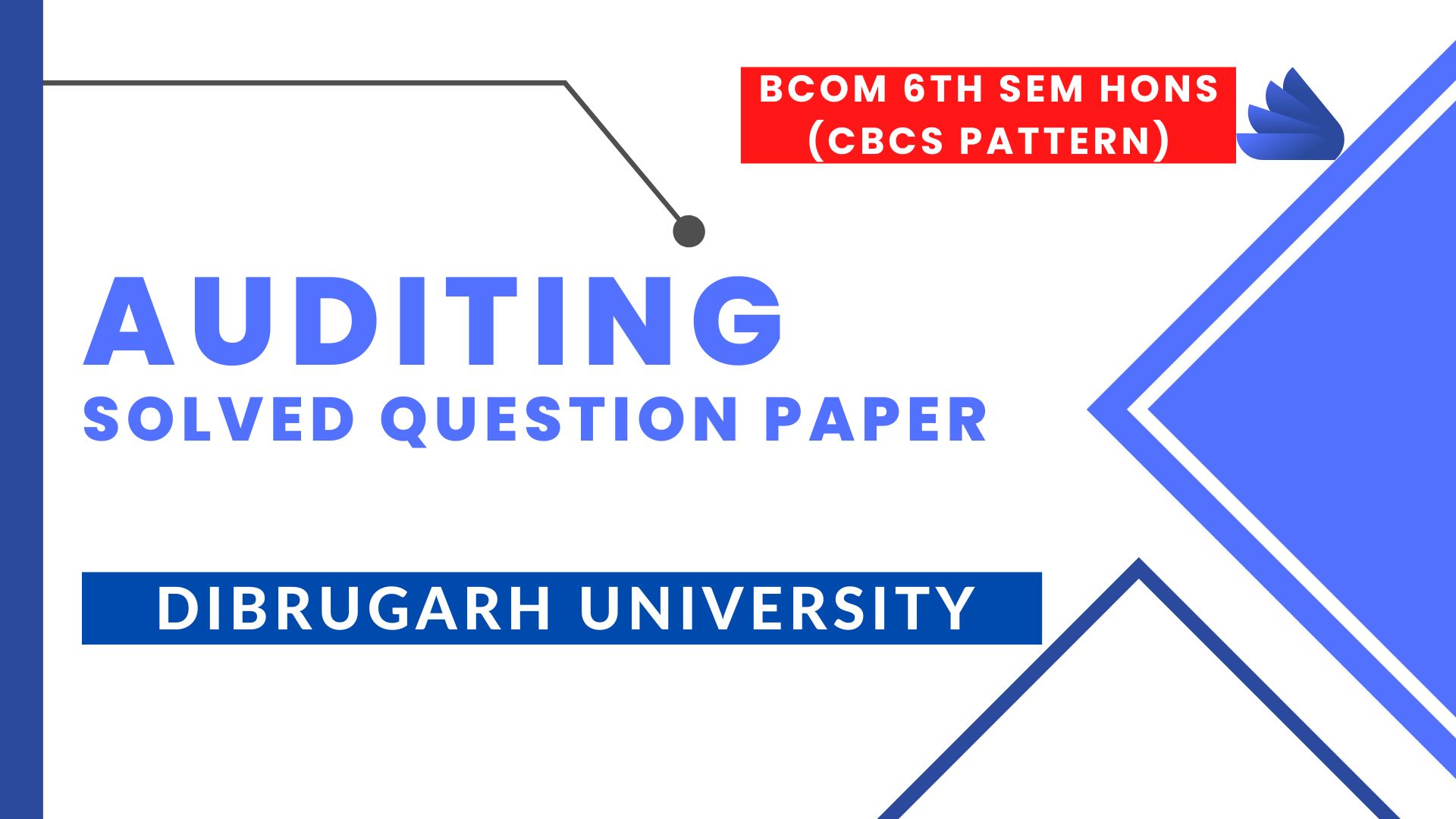 Auditing Solved Question Paper 2022