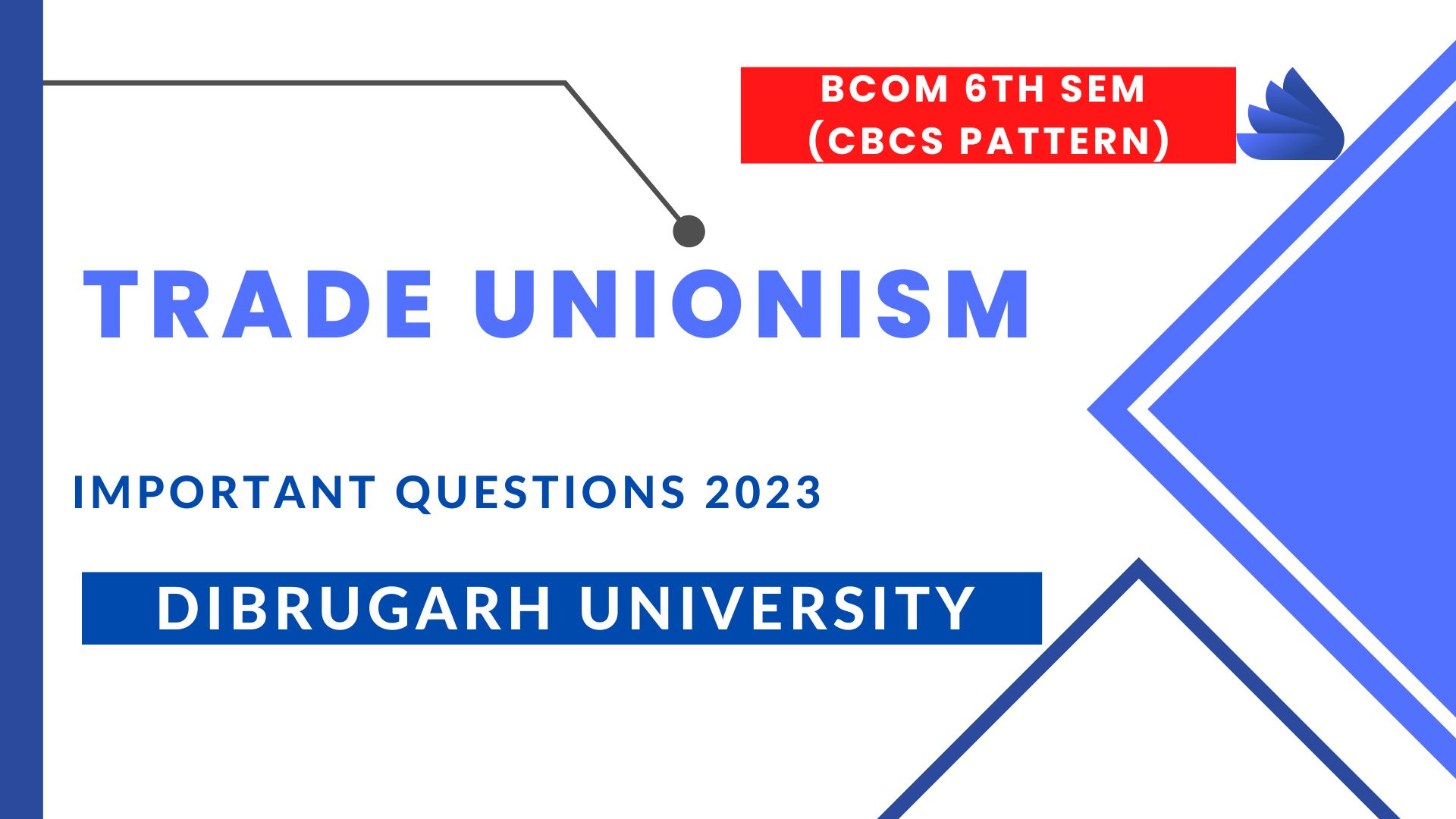 trade unionism important questions